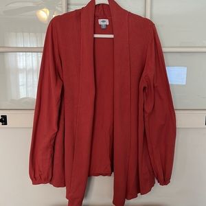 GUC Old Navy Cardigan, XXL, Muted Coral